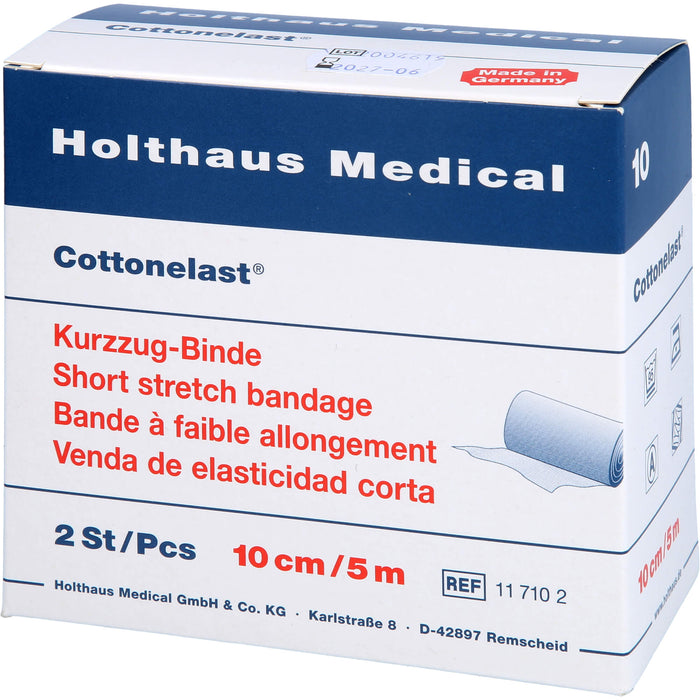 Kurzzugbinden Cottonelast 10cmx5m, 2 St BIN