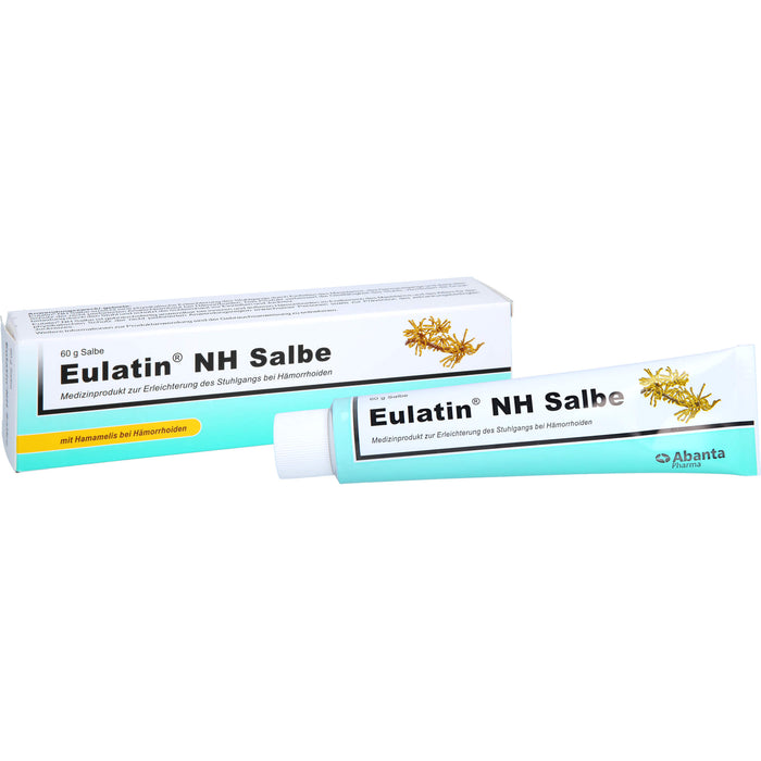 Eulatin NH Salbe zur Erleichterung des Stuhlgangs bei Hämorrhoiden, 60 g Salbe