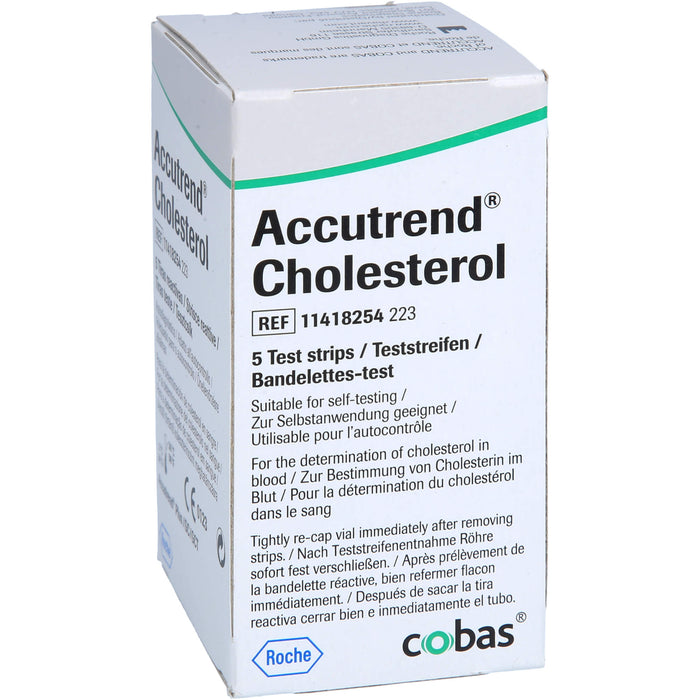 Accutrend Cholesterol Teststreifen, 5 St. Teststreifen