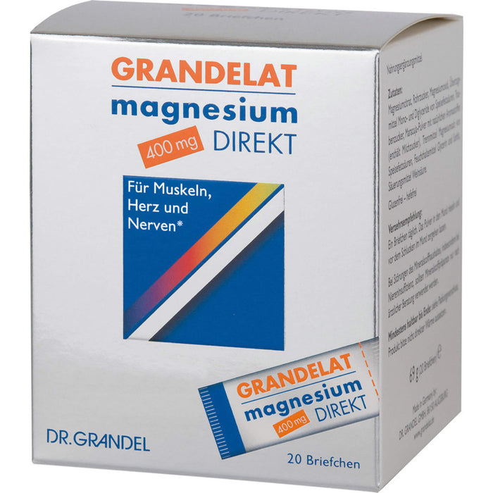 Dr. Grandel Grandelat Magnesium direkt 400 mg Briefchen, 20 St. Beutel