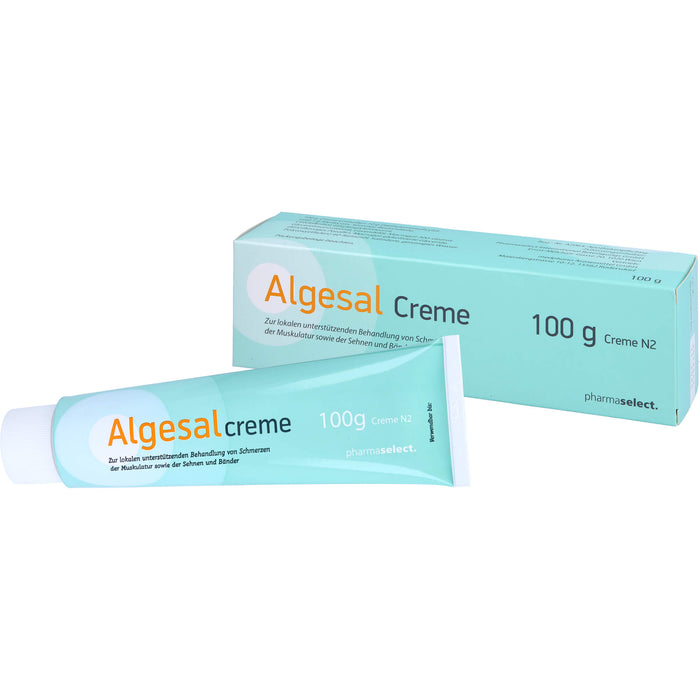 Algesal Creme zur lokalen unterstützenden Behandlung von Schmerzen der Muskulatur sowie der Sehnen und Bänder, 100 g Creme