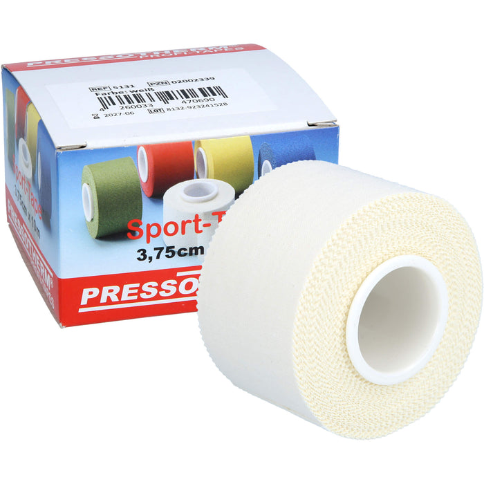 Pressotherm Sport-Tape weiß 3,8cmx10m, 1 St VER