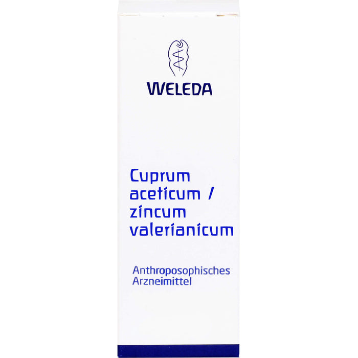 WELEDA Cuprum aceticum / Zincum valerianicum Mischung, 50 ml Lösung