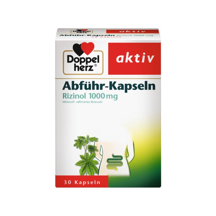 Doppelherz Abführ-Kapseln Rizinol 1000mg, 30 St. Kapseln