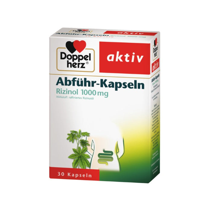 Doppelherz Abführ-Kapseln Rizinol 1000mg, 30 St. Kapseln