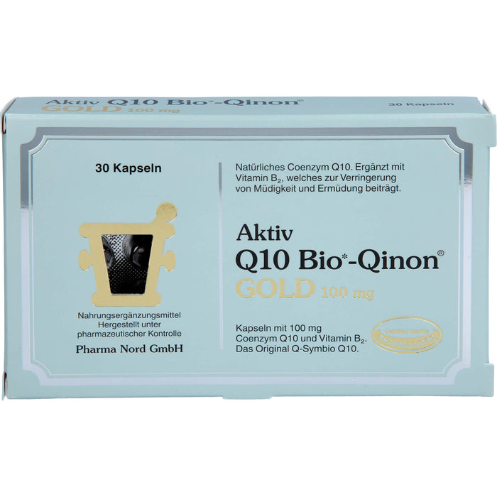 Pharma Nord Q10 Bio-Qinon Gold 100 mg Kapseln, 30 St. Kapseln