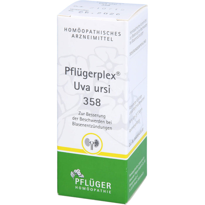 Pflügerplex Uva ursi 358 Tabletten, 100 St. Tabletten