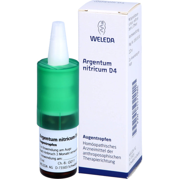 WELEDA Argentum nitricum D4 Augentropfen, 10 ml Lösung