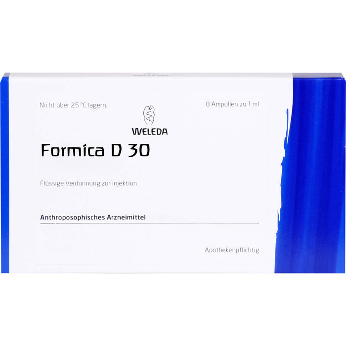 Formica D30 Weleda Amp., 8X1 ml AMP