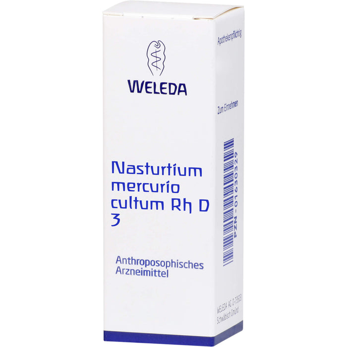 WELEDA Nasturtium Mercurio cultum D3 Rh flüssige Verdünnung, 20 ml Lösung
