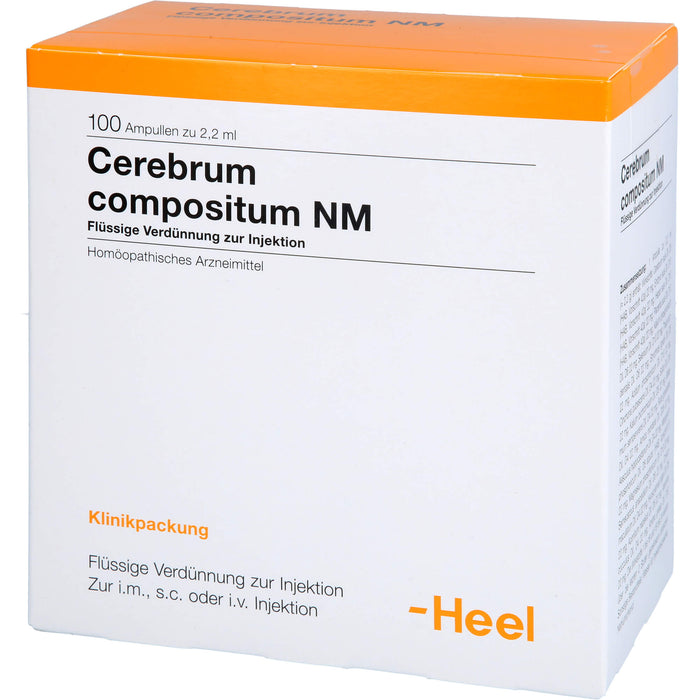 Heel Cerebrum Compositum NM flüssige Verdünnung, 100 St. Ampullen