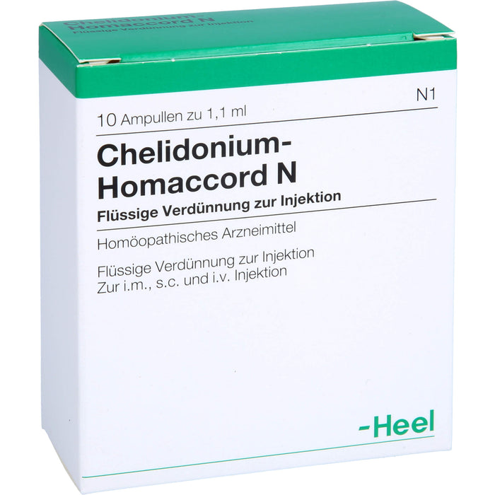 Heel Chelidonium Homaccord N flüssige Verdünnung, 10 St. Ampullen