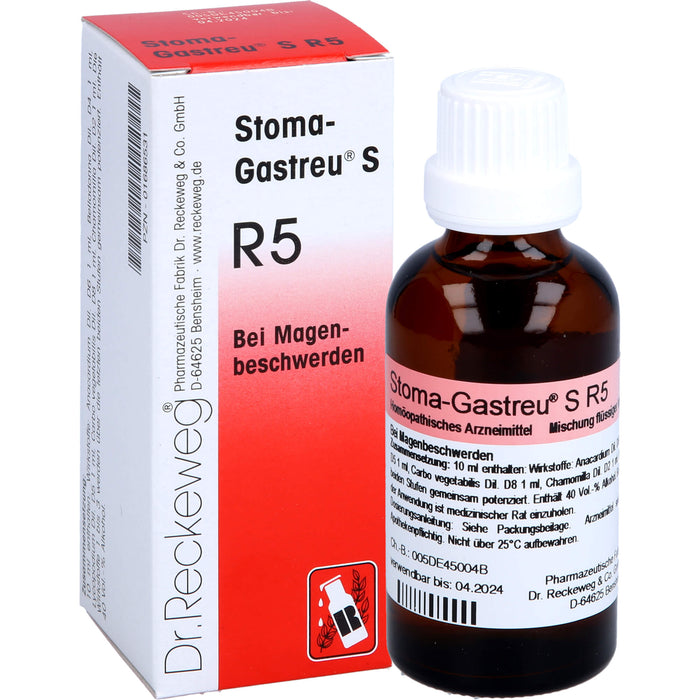 Stoma-Gastreu S R5 Tropfen bei Magenbeschwerden, 50 ml Mischung