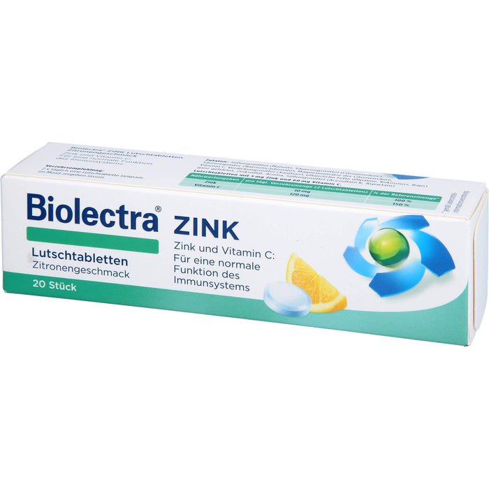 Biolectra Zink Lutschtabletten, 20 pcs. Tablets