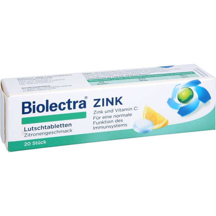 Biolectra Zink Lutschtabletten, 20 pcs. Tablets