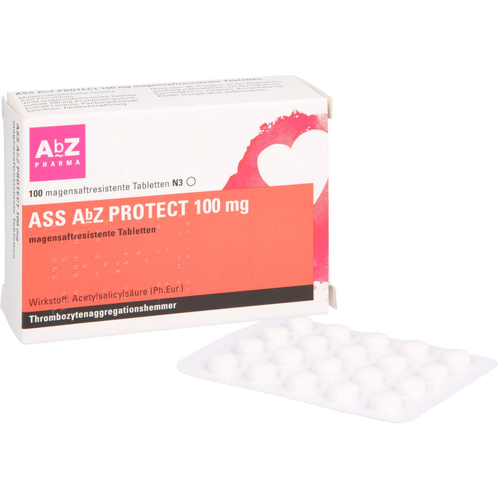ASS AbZ Protect 100 mg Tabletten, 100 pcs. Tablets