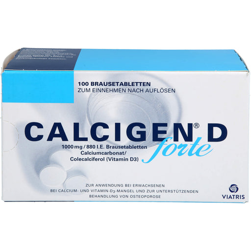 CALCIGEN D forte 1000 mg/880 I.E. Brausetabletten, 100 St BTA