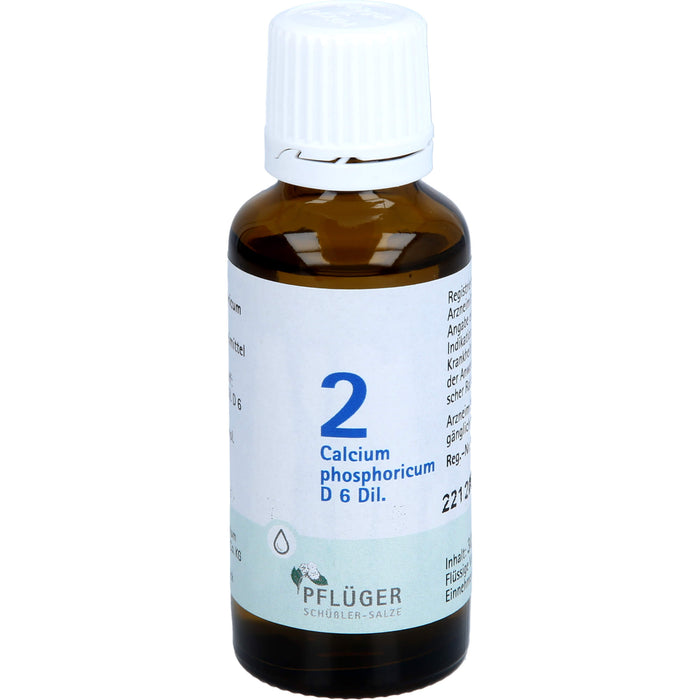 Pflüger Biochemie Nr.2 Calcium phosphoricum D6 Dilution, 30 ml Lösung