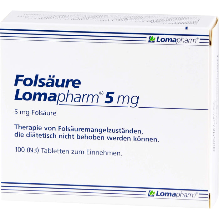 Folsäure Lomapharm® 5 mg, 100 St TAB