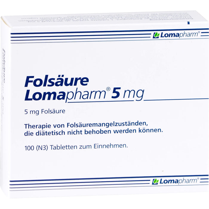 Folsäure Lomapharm® 5 mg, 100 St TAB