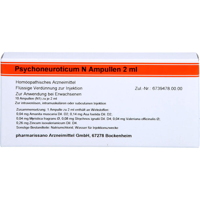 Psychoneuroticum N flüssige Verdünnung, 10 St. Ampullen
