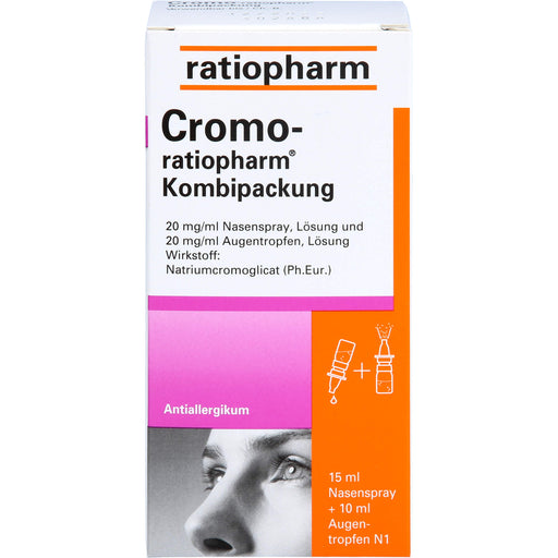 Cromo-ratiopharm Kombipackung Nasenspray + Augentropfen Antiallergikum, 1 St. Kombipackung