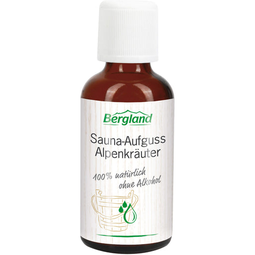 Bergland Sauna Aufguss Alpenkräuter, 50 ml Konzentrat