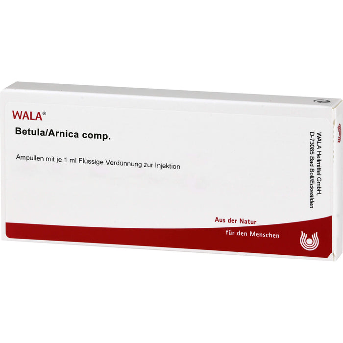 Betula/Arnica comp. Wala Ampullen, 10X1 ml AMP