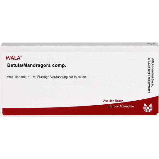 Betula/Mandragora comp. Wala Ampullen, 10X1 ml AMP