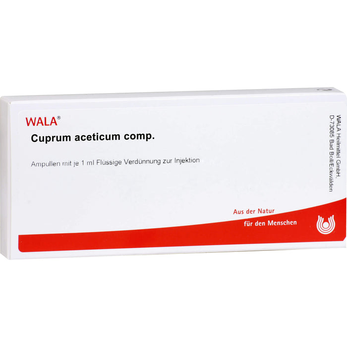 WALA Cuprum aceticum comp. flüssige Verdünnung, 10 St. Ampullen