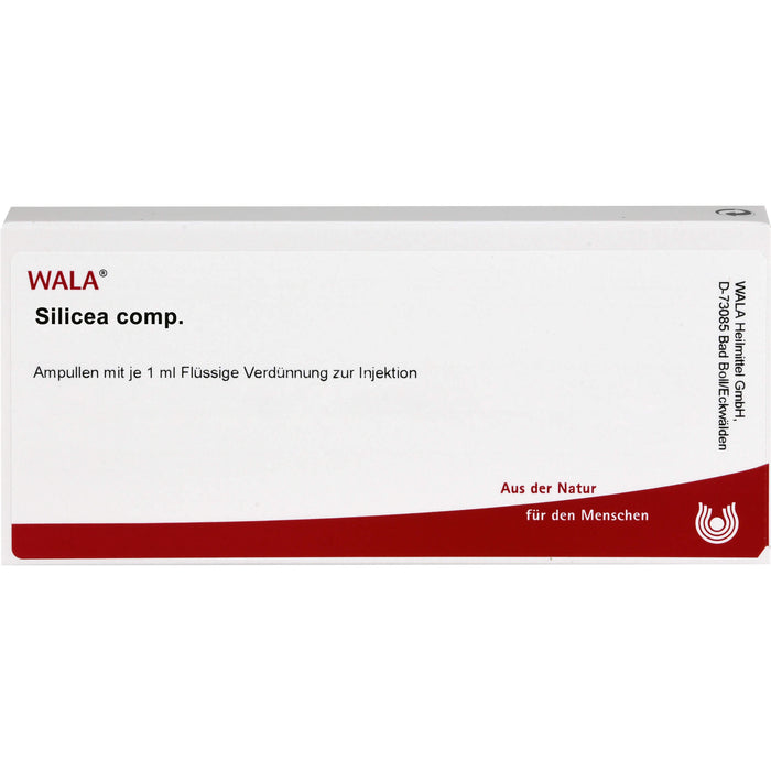 WALA Silicea comp. flüssige Verdünnung, 10 St. Ampullen