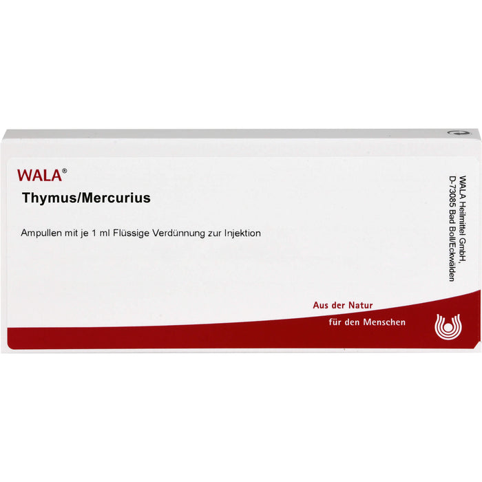 WALA Thymus/Mercurius flüssige Verdünnung, 10 St. Ampullen