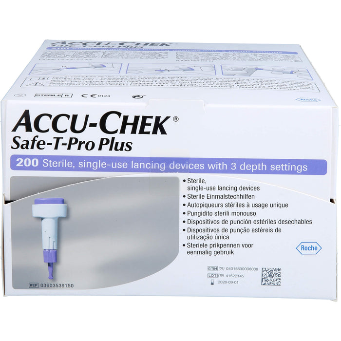 Accu-Chek Safe-T-Pro Plus, 200 St LAN