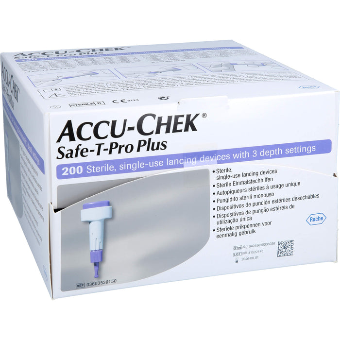 Accu-Chek Safe-T-Pro Plus, 200 St LAN