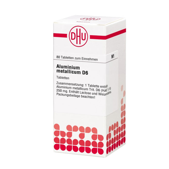 DHU Aluminium metallicum D6 Tabletten, 80 St. Tabletten