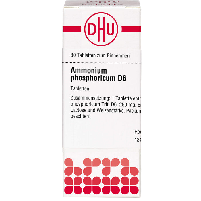 Ammonium phosphoricum D6 DHU Tabletten, 80 St. Tabletten