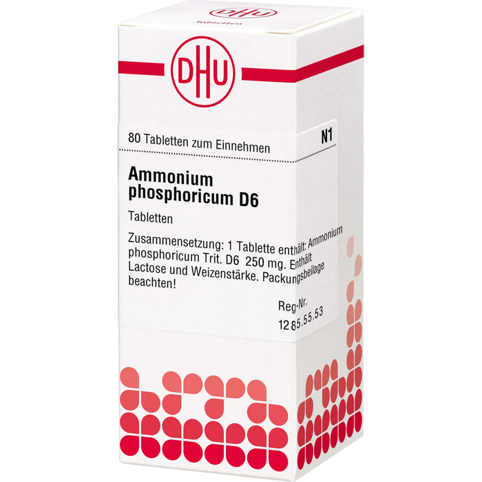 Ammonium phosphoricum D6 DHU Tabletten, 80 St. Tabletten