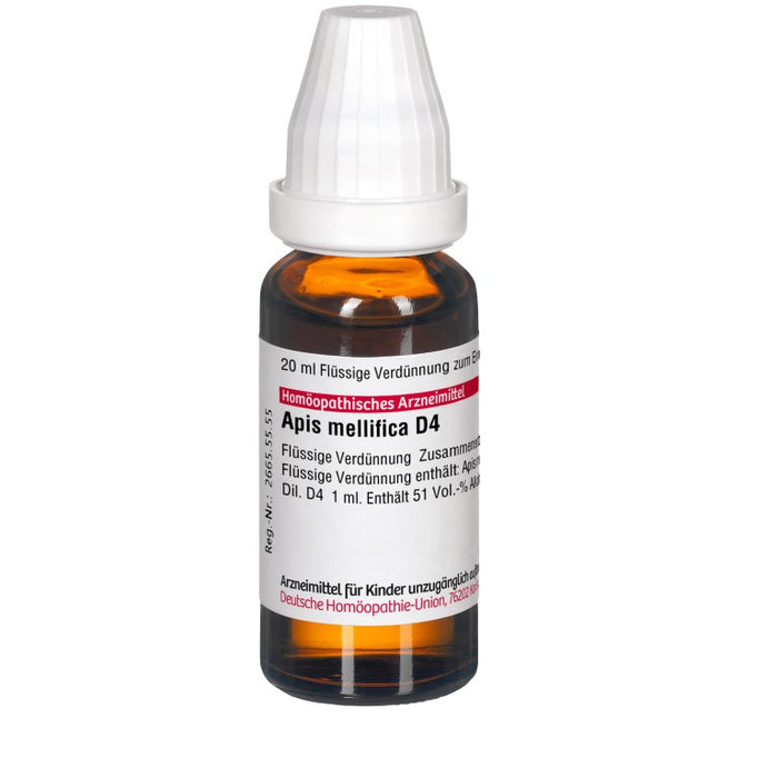 DHU Apis mellifica D4 Dilution, 20 ml Lösung