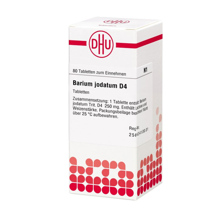 Barium jodatum D4 DHU Tabletten, 80 St. Tabletten