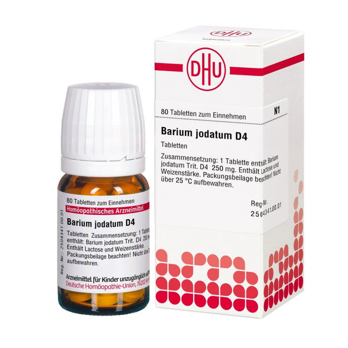 Barium jodatum D4 DHU Tabletten, 80 St. Tabletten