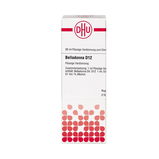 Belladonna D12 DHU Dilution, 20 ml Lösung
