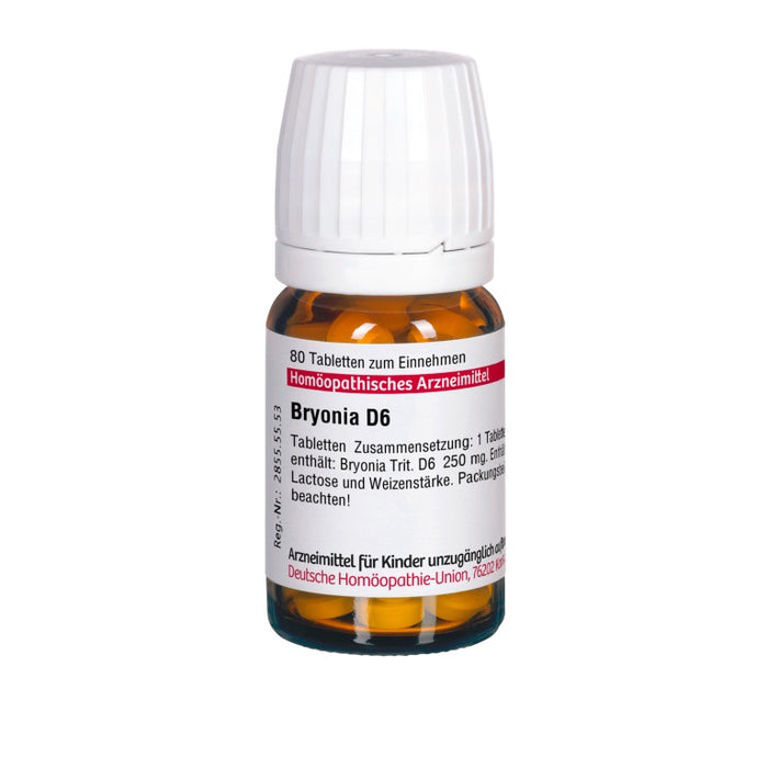 DHU Bryonia D6 Tabletten, 80 St. Tabletten