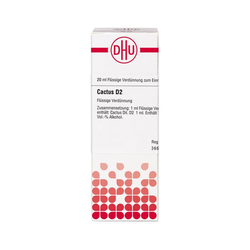 DHU Cactus D2 Dilution, 20 ml Lösung