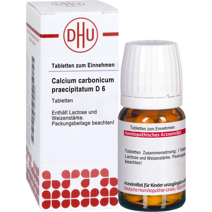 Calcium carbonicum praecipitatum D6 DHU Tabletten, 80 St. Tabletten