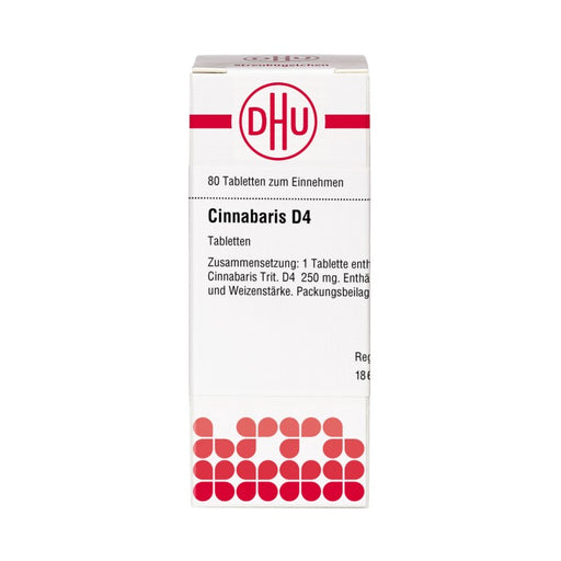 Cinnabaris D4 DHU Tabletten, 80 St. Tabletten