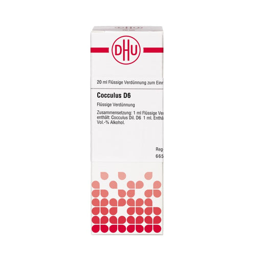 Cocculus D6 DHU Dilution, 20 ml Lösung