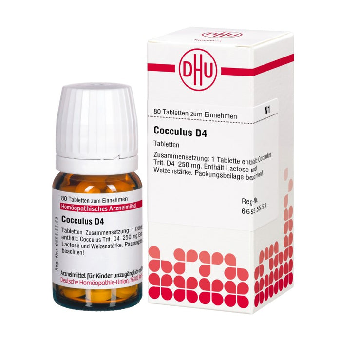 Cocculus D4 DHU Tabletten, 80 St. Tabletten