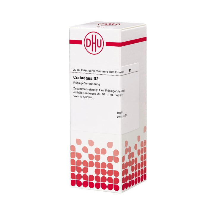 DHU Crataegus D2 Dilution, 20 ml Lösung