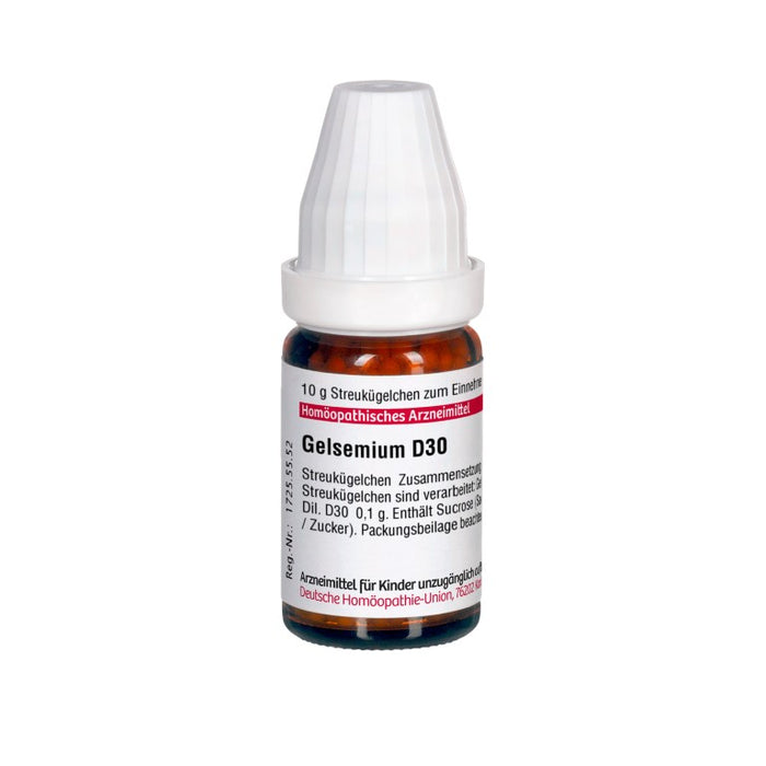 DHU Gelsemium D30 Streukügelchen, 10 g Globuli