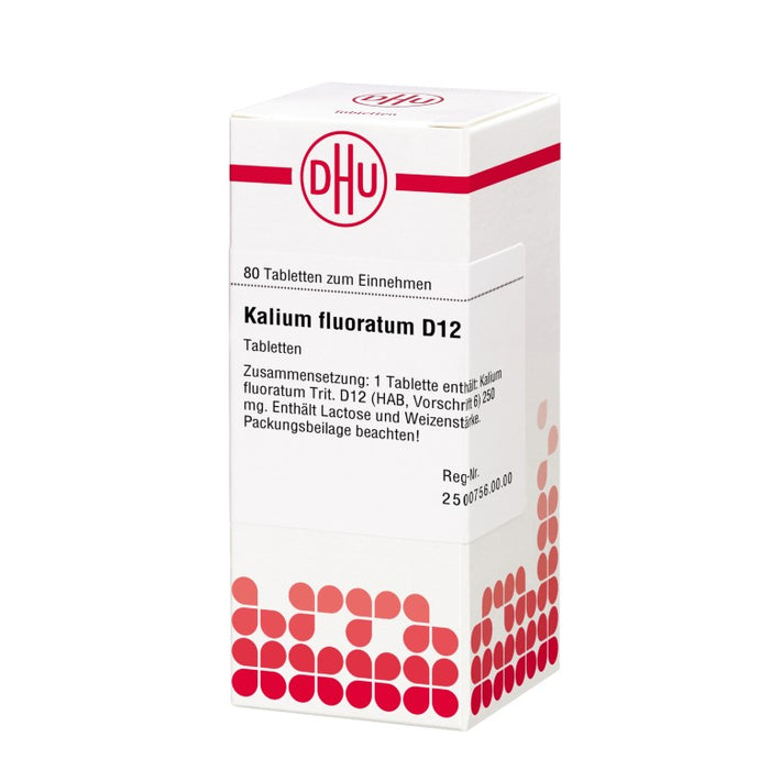 DHU Kalium fluoratum D12 Tabletten, 80 St. Tabletten